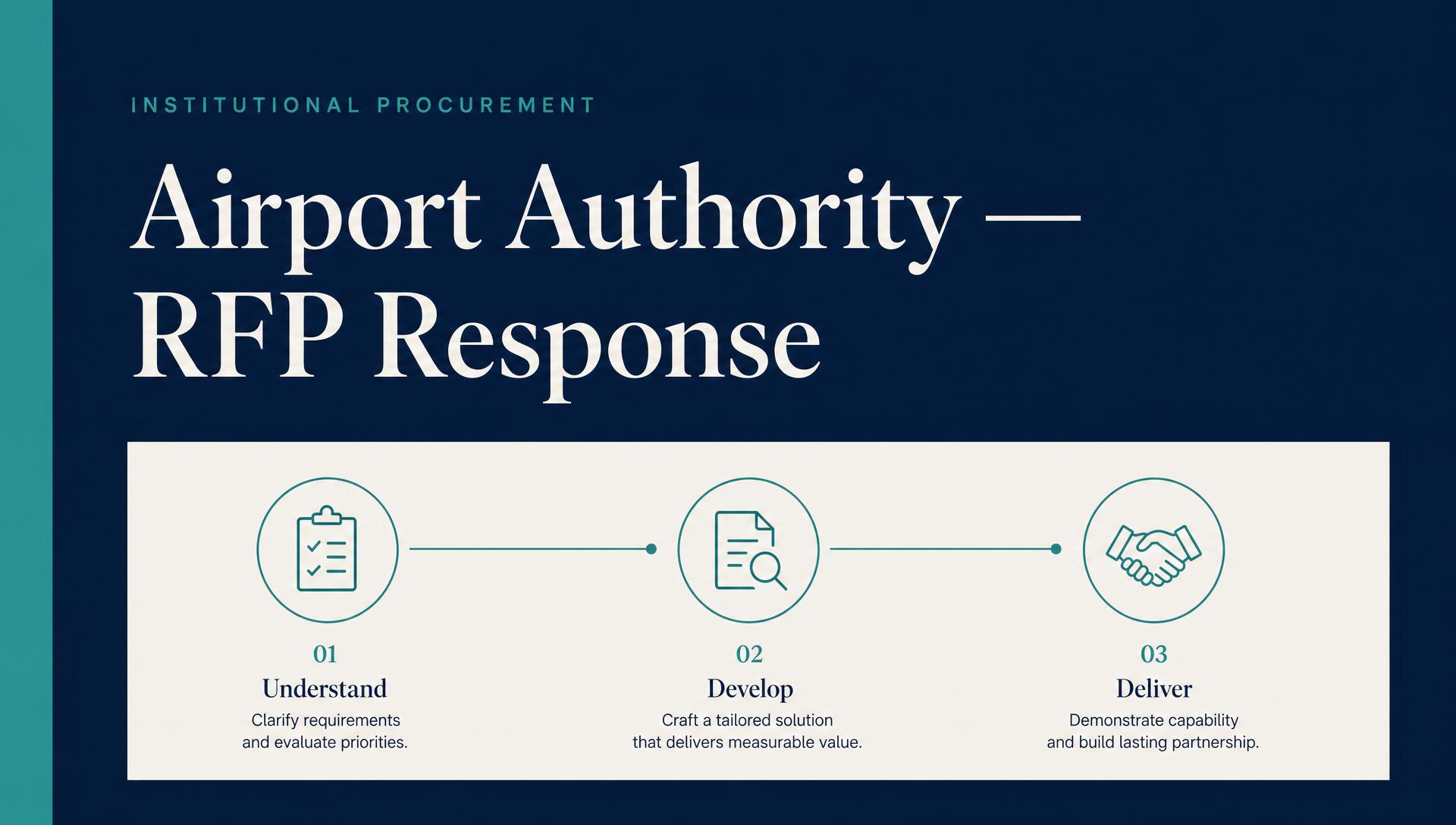 Cross-industry deck cover — editorial title slide
